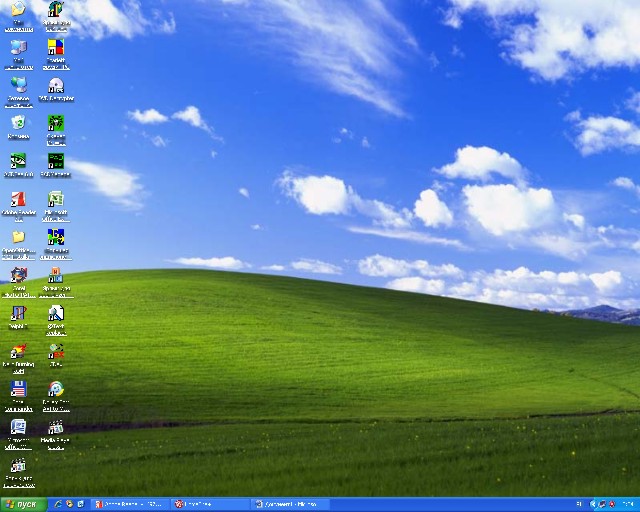 стартовое окно windows xp