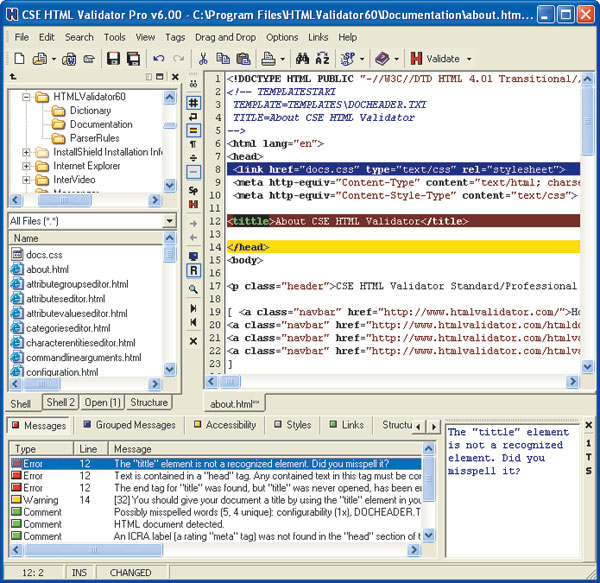 CSE HTML Validator Pro 6.0
